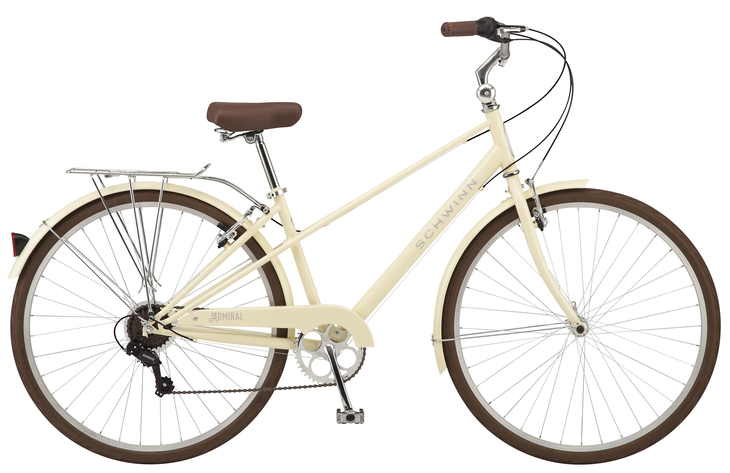 Schwinn Admiral hybrid bike, 7-speeds, 700c wheels, white