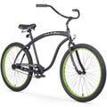 Firmstrong Bruiser , 26", Men's, Single Speed, Matte Black/Green