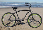 Firmstrong Bruiser , 26", Men's, Single Speed, Matte Black/Green