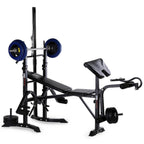 Botrong Standard Weight Bench with Leg Developer Multifunctional Workout Station Weight-Lifting Bed Machine for Home Gym Weightlifting and Strength Training Equipment