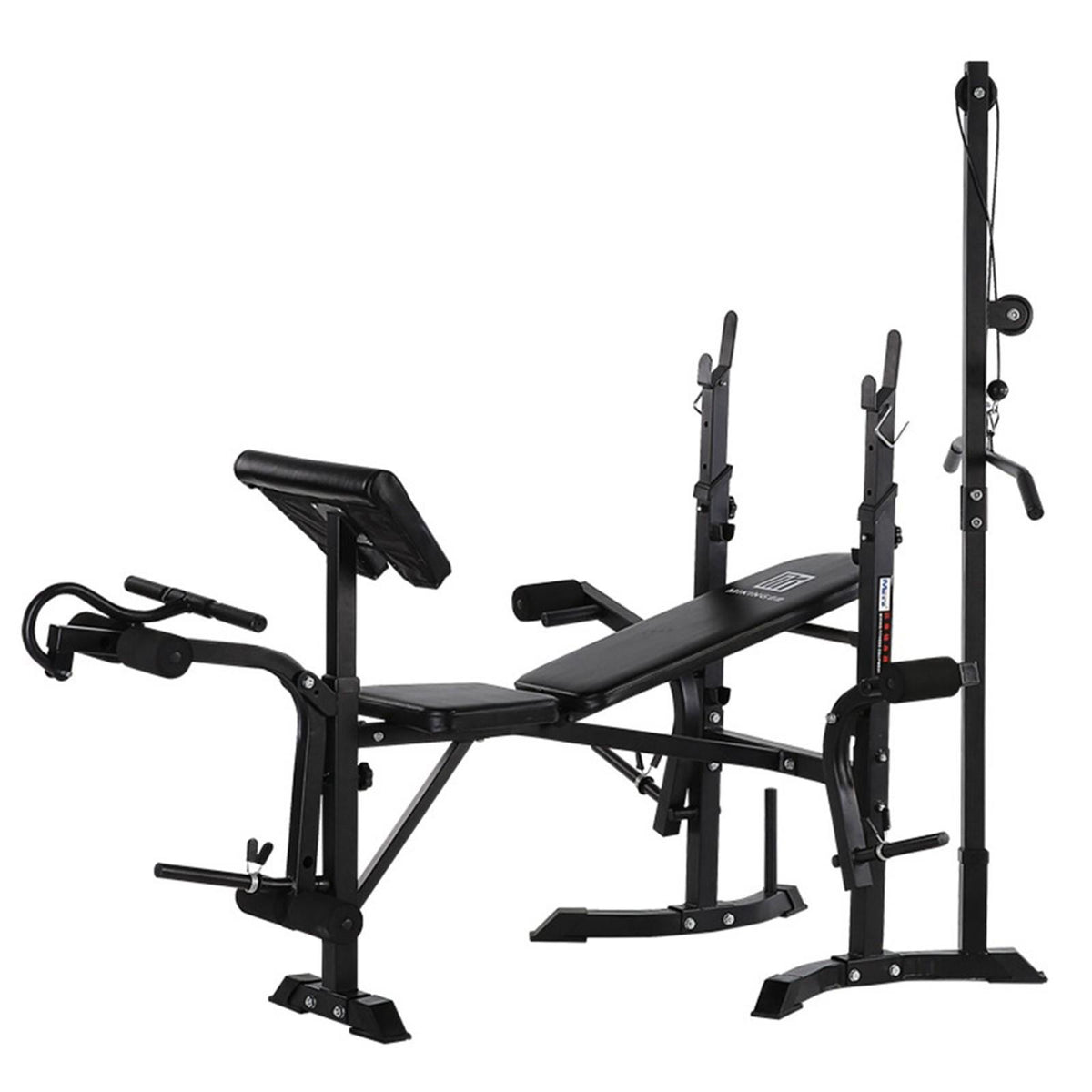 Botrong Standard Weight Bench with Leg Developer Multifunctional Workout Station Weight-Lifting Bed Machine for Home Gym Weightlifting and Strength Training Equipment