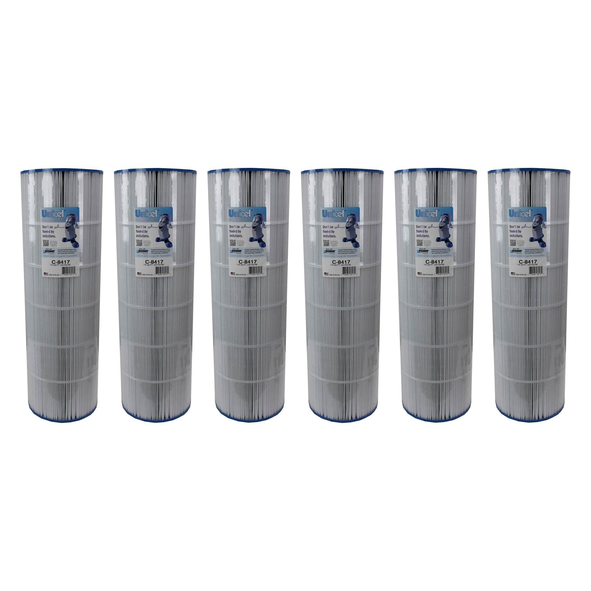 unicel c-8417 hayward replacement pool filter cartridge cx1750 pxc-150 (6 pack)