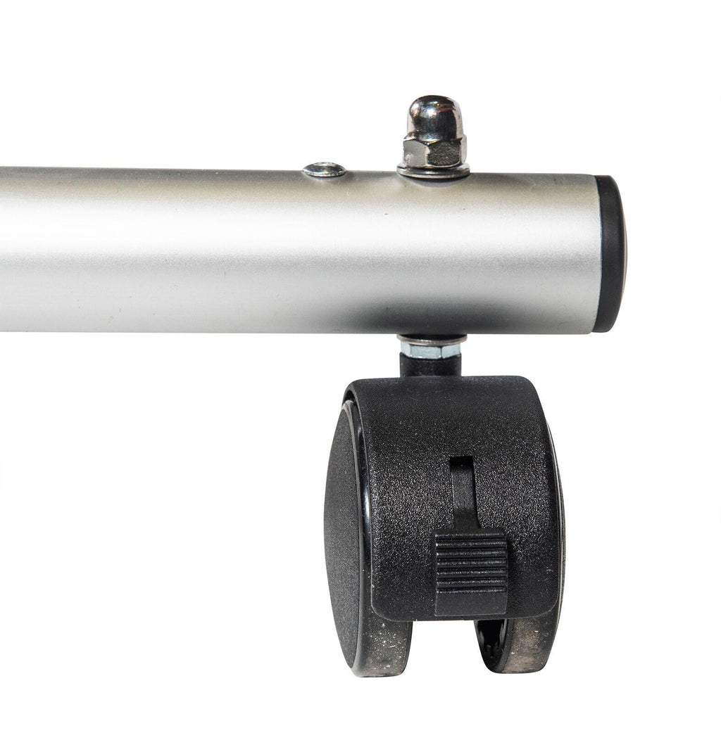 in-ground pool solar cover aluminum reel with telescopic tube and wheels - 18ft