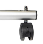 in-ground pool solar cover aluminum reel with telescopic tube and wheels - 18ft