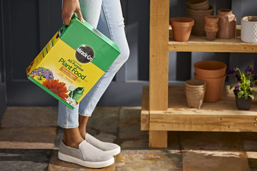 miracle-gro water soluble all purpose plant food, 4-pack
