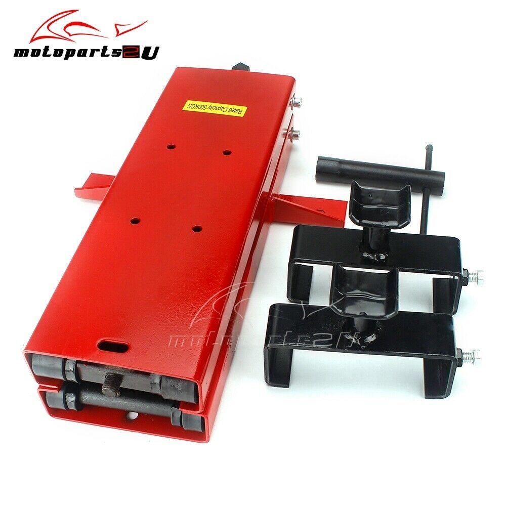 1100LB Motorcycle Dirtbike ATV Scissor Jack Center Lift Crank Repair Hoist Stand