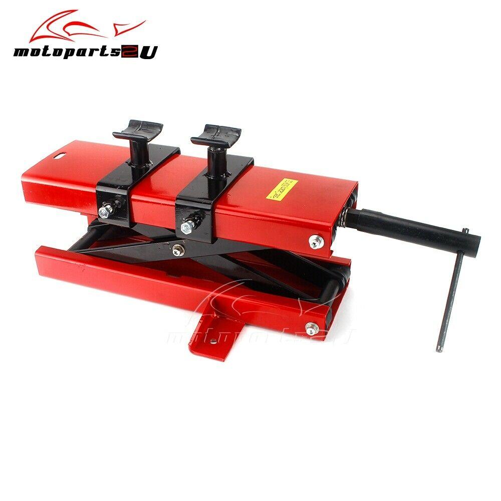1100LB Motorcycle Dirtbike ATV Scissor Jack Center Lift Crank Repair Hoist Stand