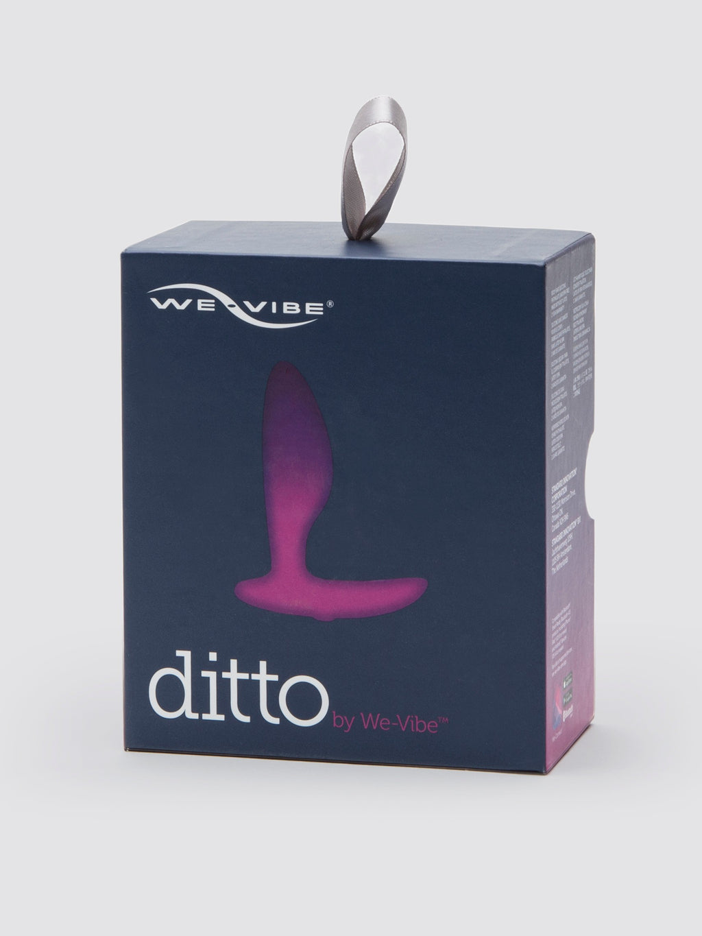 We-Vibe Ditto Rechargeable Remote and App Control Vibrating Butt Plug, Purple | Purple