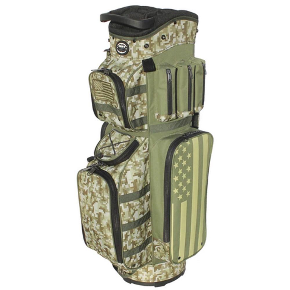 Hot-Z Golf U.S. Military Active Duty Cart Bag 14-Way Top - Camo