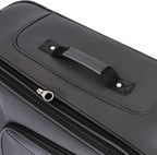 Sion Softside Luggage with Spinner Wheels, Dark Grey, 3-Piece Set (21/25/27)