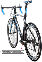 Eurobike Road Bike HYXC7000 Aluminum 54cm Frame 14 Speed Road Bicycle Blue