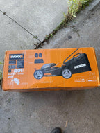 WG743 16" 40V Lawn Mower with 2 Batteries x 4.0Ah