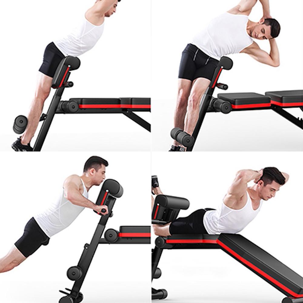 Transer Roman Chair Adjustable Sit Up Incline Abs Benchs Flat Fly Weight Press Fitness Multi-Function Equipment for Home Gym Indoor Use