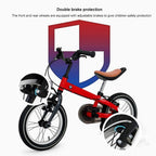 JLFSDB Kids Bike BMX Bike for Kids Boys Girls Bicycle 14 inches Children Bike Portable  Bike with Stabilisers and Bell for A4 to 6 Years Kids (Color : Black)