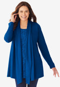 2-fer cardigan &amp; lace