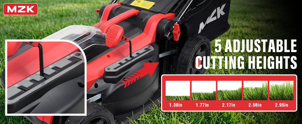 40V 16" Electric Lawn Mower, 2-in-1 Brushless Cordless Lawn Mower, Walk-Behind Push Mowers with 5-Position Height Adjustment, 2 x 4.0Ah Batteries &amp; Charger Included, LM16I5H