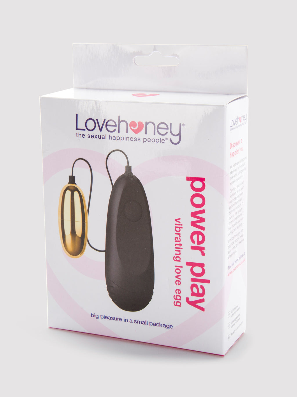Lovehoney Power Play 7 Function Love Egg Vibrator, Black