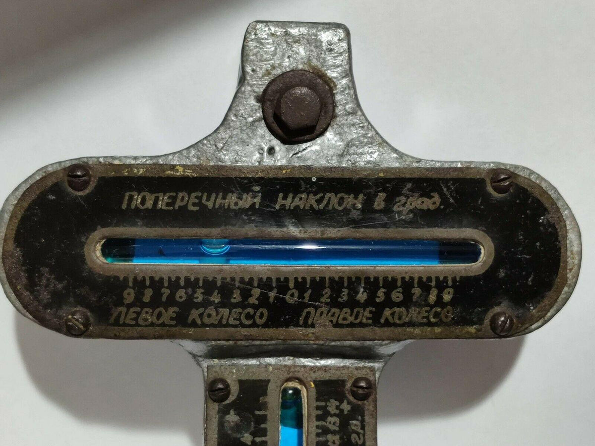 RARE old USSR Portable Wheel Alignment Tool.