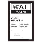 7 ft Willow LED Christmas Tree