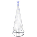 6' Blue LED Lighted Show Cone Christmas Tree Outdoor Decoration