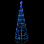 6' Blue LED Lighted Show Cone Christmas Tree Outdoor Decoration