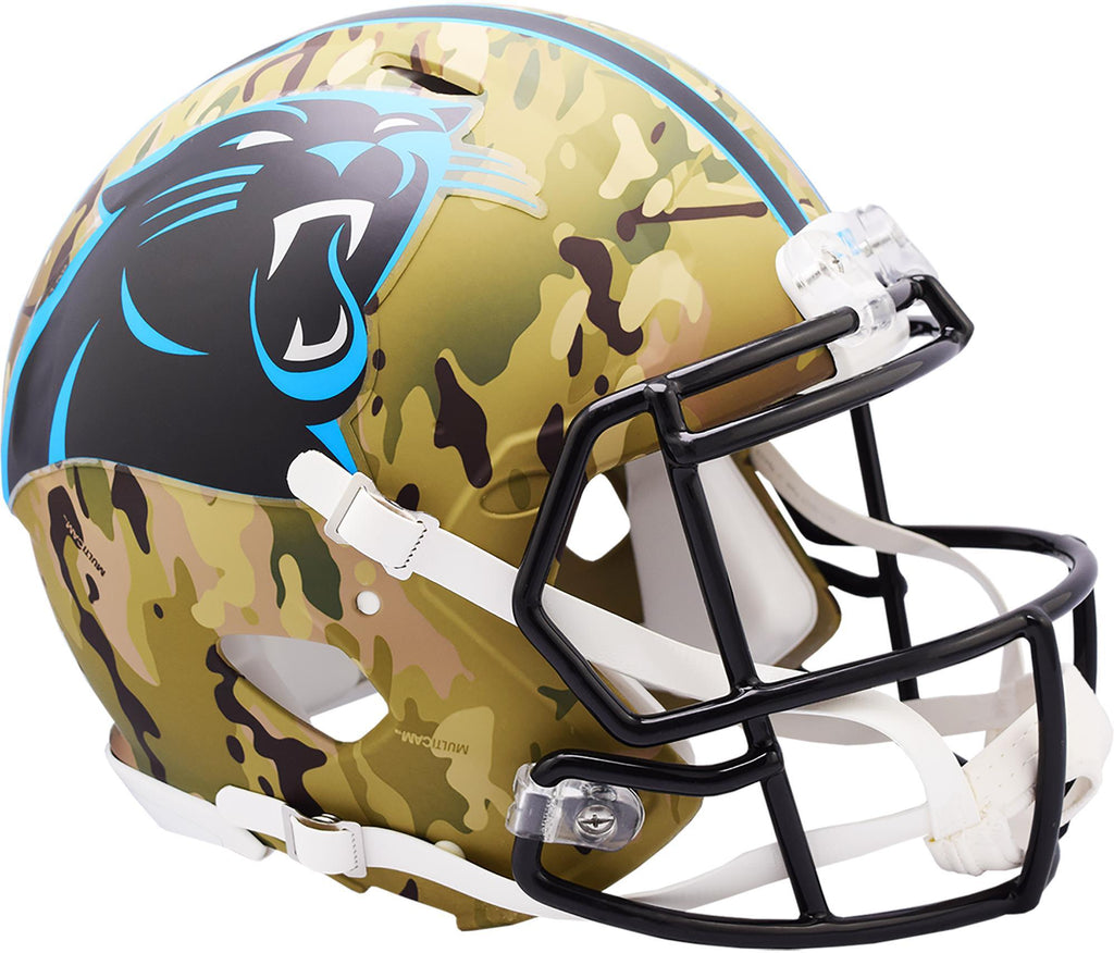 Riddell Carolina Panthers Camo Alternate Revolution Speed Authentic Football Helmet