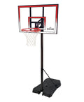 Spalding Ratchet Lift 44" Polycarbonate Portable Basketball Hoop