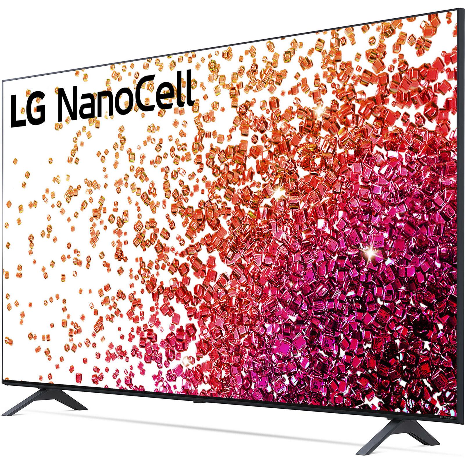 lg 55nano75up nanocell 55" 4k ultra hd hdr smart tv - 2021 model