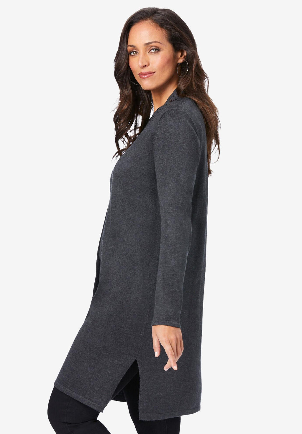 fine gauge cardigan topper