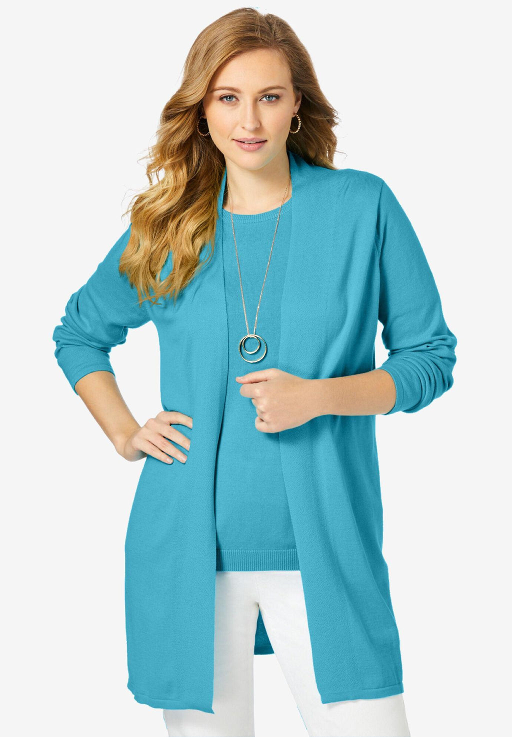 fine gauge cardigan topper