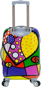 Departure Hardside Spinner Wheel Luggage Set, Heart, 2-Piece (20/28)