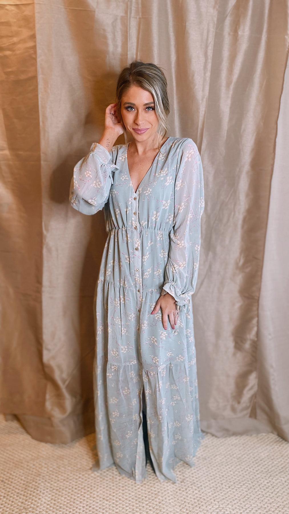 The Lotus Flower Bomb Maxi Dress