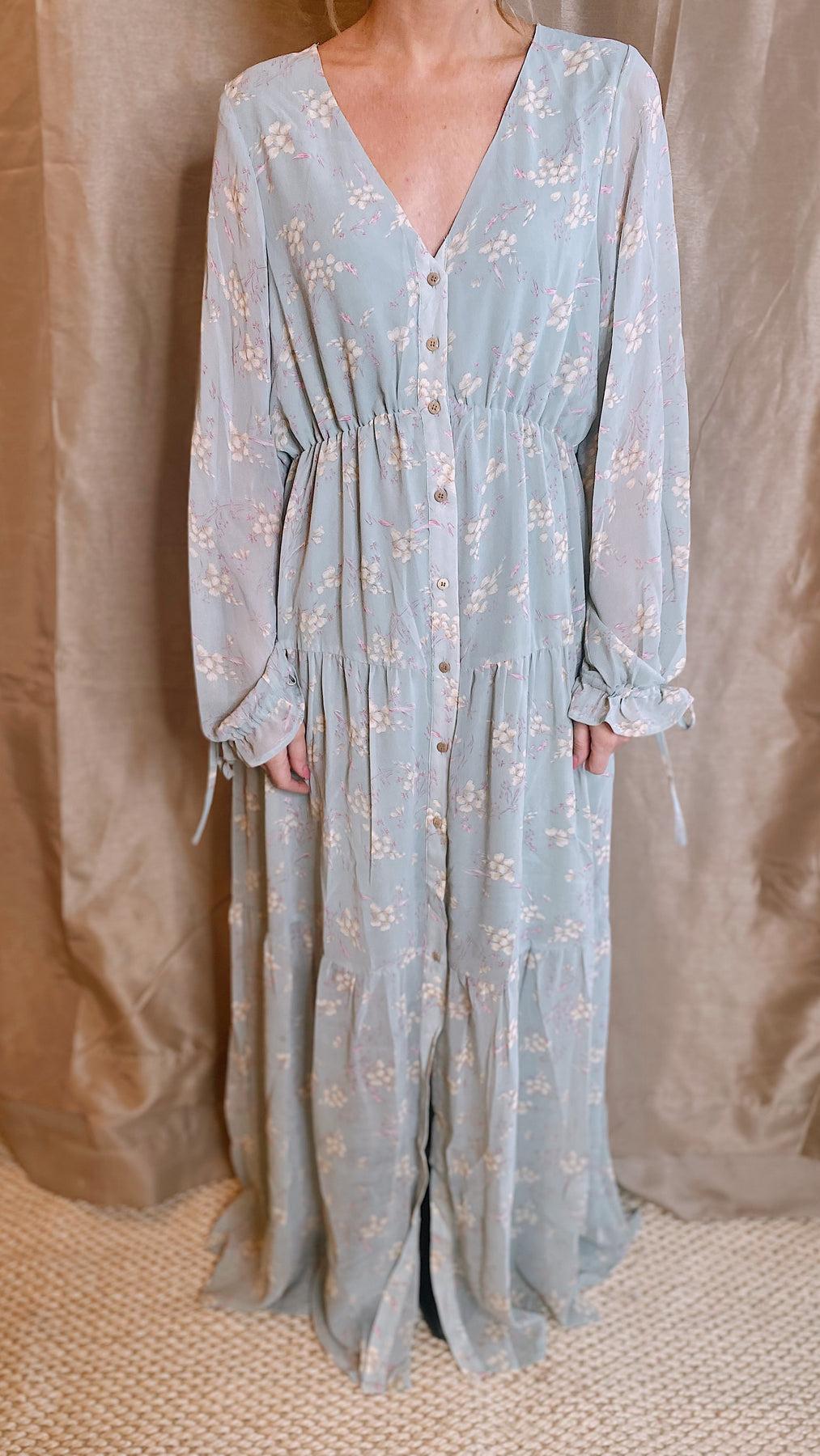 The Lotus Flower Bomb Maxi Dress