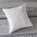 Home Essence Harmony 6PC Woven Jacquard Quilted Coverlet Bedding Set