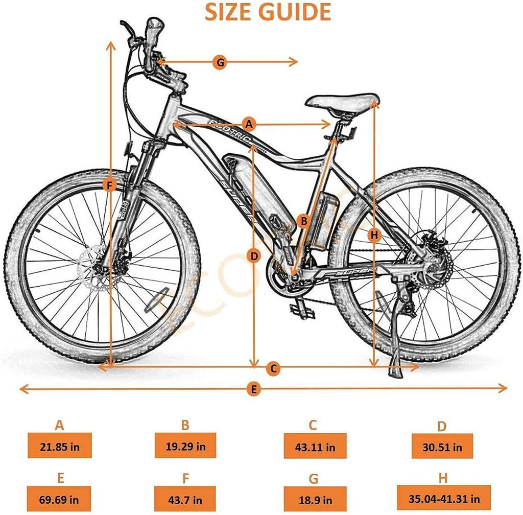 Mountain Beach EBike Electric Bicycle Bike 26" Alloy Frame with 500W Powerful Motor 13AH 36V Lithium Suspension Fork