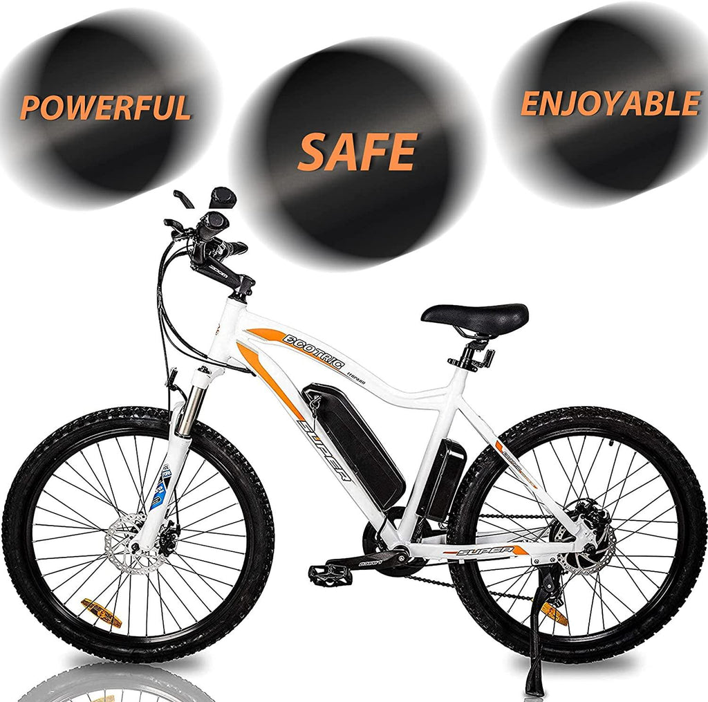 Mountain Beach EBike Electric Bicycle Bike 26" Alloy Frame with 500W Powerful Motor 13AH 36V Lithium Suspension Fork
