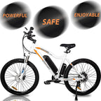 Mountain Beach EBike Electric Bicycle Bike 26" Alloy Frame with 500W Powerful Motor 13AH 36V Lithium Suspension Fork