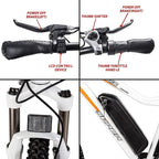 Mountain Beach EBike Electric Bicycle Bike 26" Alloy Frame with 500W Powerful Motor 13AH 36V Lithium Suspension Fork