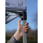 Quik Shade Expedition EX144 12 ft. x 12 ft. Twilight Blue Straight Leg Pop-Up Canopy