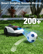 Goat O1000 LiDAR PRO Robot Lawn Mower, Wire-Mapping with LiDAR Navigation, AI Obstacle Avoidance, Smart EdMowing, App Control, for Lawns Up to 1/4 Acre
