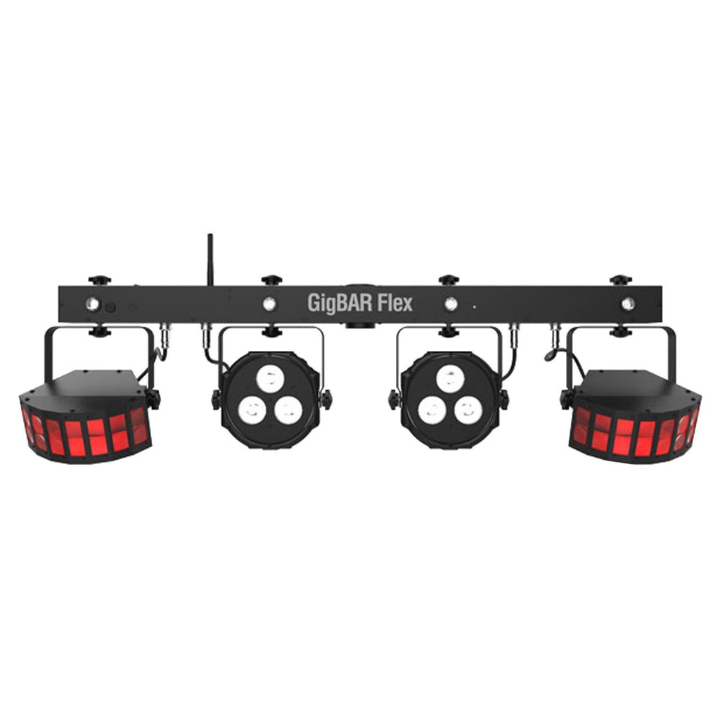 Chauvet DJ GigBar Flex Pack-n-Go Effect Lighting System with Fog Machine &amp; Tripod Stand Package