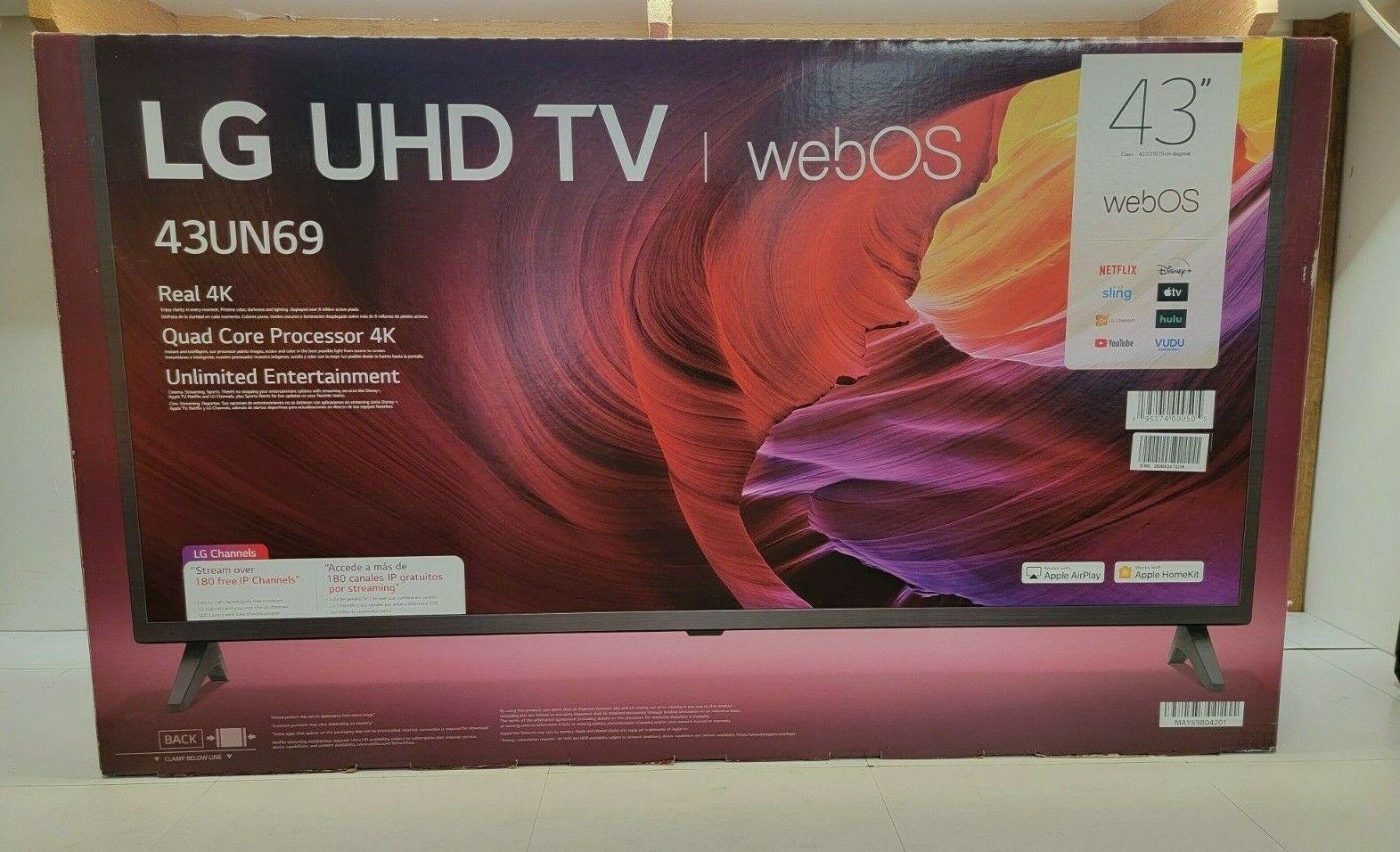 lg 43'' smart tv / web os 43un69