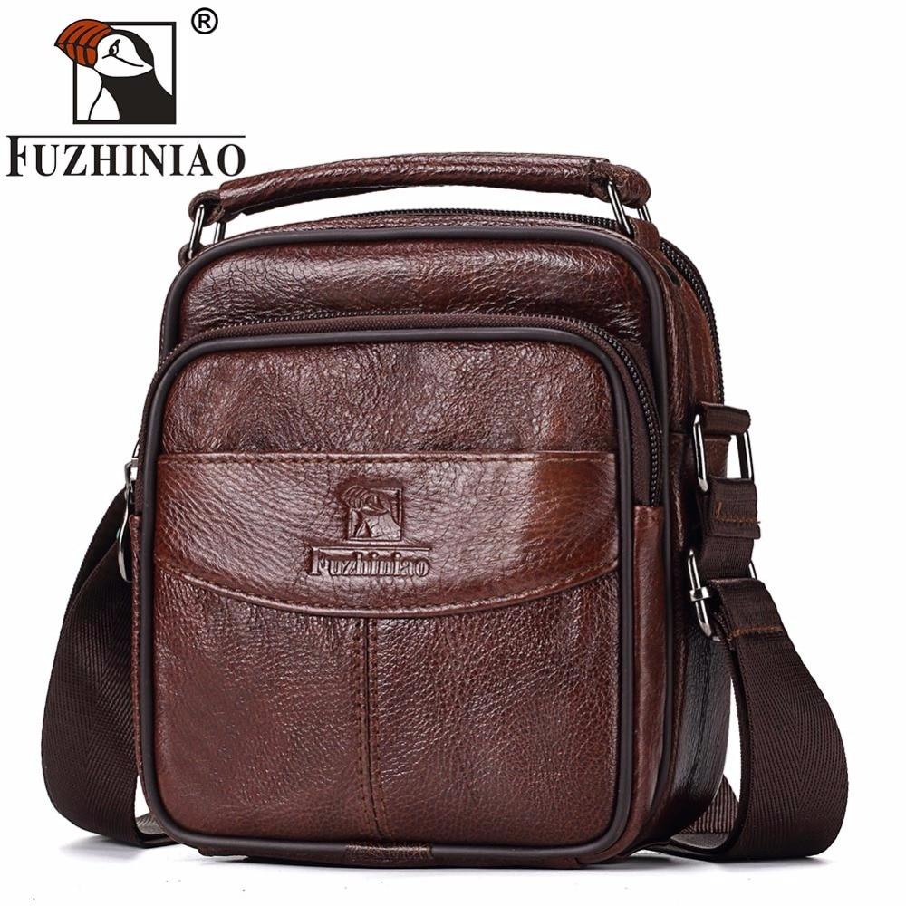 Genuine Cow Leather Chest Shoulder Bags