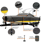 StormPro 20 ft. - 22 ft. Waterproof Heavy-Duty Ski &amp; Wakeboard Tower Boat Cover
