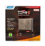 Camco Olympian RV Wave-3 LP Gas Catalytic Safety Heater, Adjustable 1600 to 3000 BTU, Warms 130 Square Feet of Space, Portable and Wall Mountable