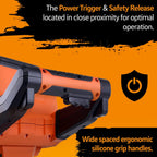 superhandy earth auger power head w/steel 6"x30" bit ultra duty eco-friendly electric cordless lithium-ion battery &amp; charger for earth burrowing/drilling &amp; post hole digging (earth auger 6" set)