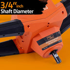superhandy earth auger power head w/steel 6"x30" bit ultra duty eco-friendly electric cordless lithium-ion battery &amp; charger for earth burrowing/drilling &amp; post hole digging (earth auger 6" set)