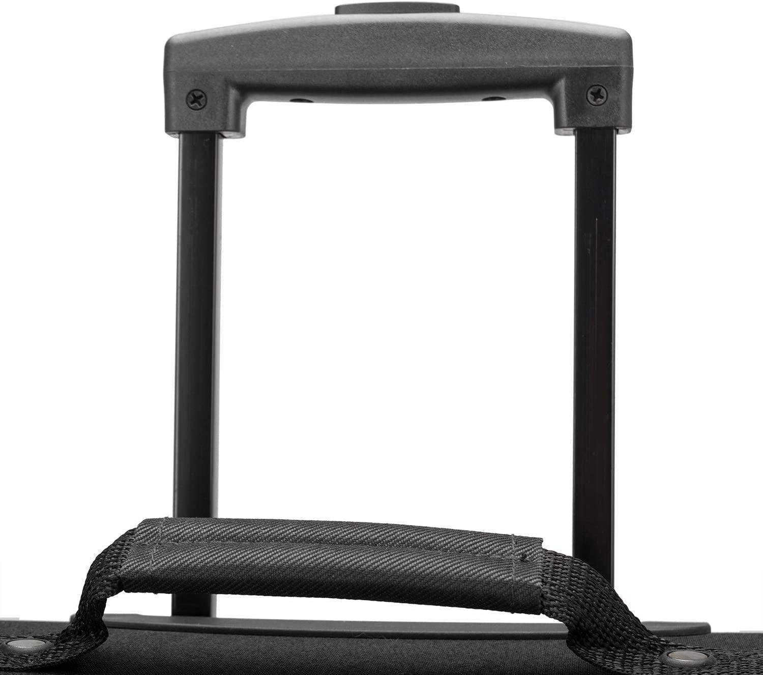 Aviron Bay Expandable Softside Luggage with Spinner Wheels, Black, 3-Piece Set (23/27/31)
