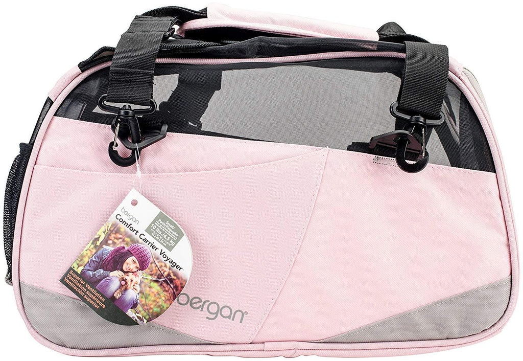 Bergan Voyager Pet Carrier in Pink &amp; Gray