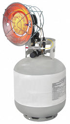Dayton Tank Top Portable Gas Heater,15000BtuH  5RCC0
